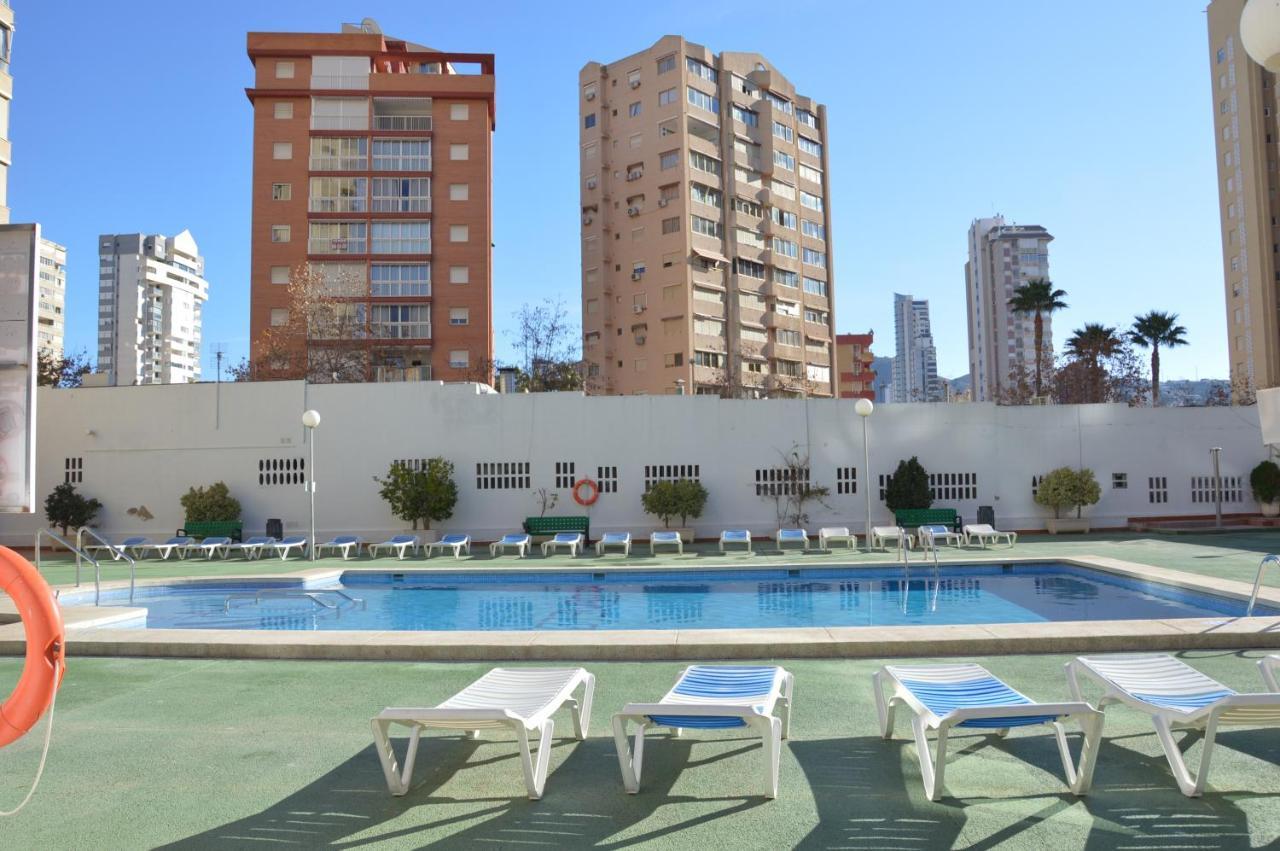 Apto With Pool Gemelos IV Apartment Benidorm Exterior photo